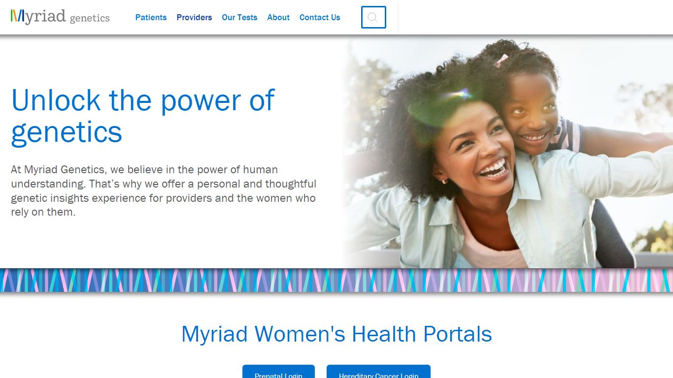 Home | Myriad Women's Health